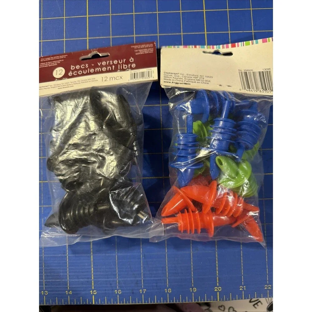 Free Flow Pourers For DIY Projects Bottle Toppers Set Of 24
